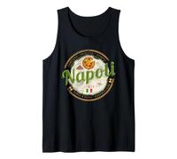 Napoli Italia con Vesuvio e Pizza Vintage Souvenir Canotta