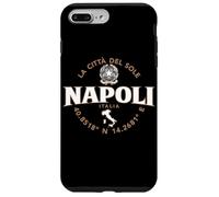 Napoli Italia Coordinate Etichetta 2C Custodia per iPhone 7 Plus/8 Plus