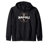 Napoli Italia Coordinate Etichetta 2C Felpa con Cappuccio