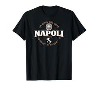 Napoli Italia Coordinate Etichetta 2C Maglietta