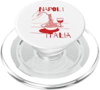 Napoli Italia Italiano vino estivo e pasta Napoli grafica PopSockets PopGrip per MagSafe