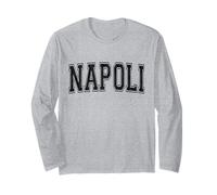Napoli Italia Varsity Logo - Napoli Italia CV3X Maglia a Manica
