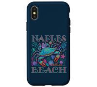 NAPOLI SPIAGGIA FLORIDA BLUE CRAB ESTATE SPIAGGIA REGALI PER LE VACANZE Custodia per iPhone X/XS