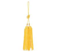 Nappa Cinese per Spada da Tai Chi Nappa per Arti Marziali Cinesi Kung Fu Spada Nappa per Taiji Spada Decorazione Appesa a Casa(Giallo)