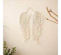 Nappa con Frange in Macramè Intrecciata con Ali D'angelo Creative per Soggiorno