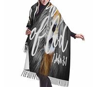 Nappa Pashmina Scialli e involucri I Am A Child Of Dio 1 John 3 1 Bibbia Verso Scrittura Leone Cristiano per Abito Matrimonio