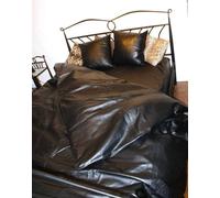 Nappa Pelle Lenzuolo Con Federe E Piumone Sopra 100% Originale