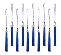 Nappa Segnalibro 2025, 10 Pezzi Ciondolo a Nappina per Auto, Nappa Laurea in Poliestere, per Creazione Gioielli, Segnalibri, Artigianali Fai Da Te, Souvenir Accessori