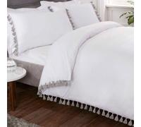 Nappa Set Copripiumino - Singolo, Doppio, King, Super King - Argento o Bianco