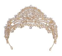 Nappa Tiara Corona Elegante Nuziale Fiore Bowknot Design Per Le Donne Festa di Nozze Accessori Per Capelli, Metallo