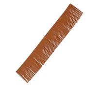 Nappe Decorative per Abbigliamento Donna in PU Marrone, Bordo | Finitura Delicata e Lucente, per Danza del Ventre e Spettacoli, Accessorio Chic dal Colore Marrone