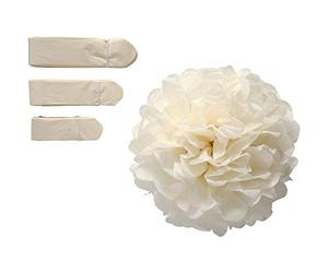 Nappe di carta, dimensioni 12 x 35 cm, 14 g, bianco, 12 pezzi