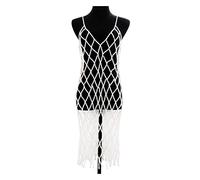 Nappe di perle Vestito Dritto Catena Del Corpo Del Corpo Della Moda Perline Gonna Lunga Beach Body Jewelry Nappe, Misura unica, come descritto, come descritto