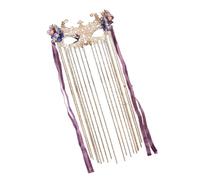 Nappe esotiche con frange fatte a mano, perle retrò, velo per il viso, gioielli per artisti di danza, matrimonio, sposa, copricapo, Misura unica, come descritto