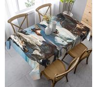 Nappe Illustration De Chevaux Au Galop Couverture De Table Anti Tache Nappe De Table Déperlante Tablecloth Pour Jardin Fête Salle À Manger 137X183Cm