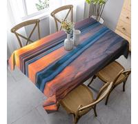 Nappe Impression De Plage Au Coucher Du Soleil Couverture De Table Anti Tache Nappes Rectangle Nappe De Table pour Fête Dîners Salle À Manger 137X183Cm