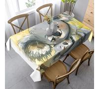 Nappe Imprimé Mignon De Maman Koala Et Bébé Couverture De Table Rectangle Nappe De Table Anti Tache Nappes pour Fête Salle À Manger Jardin 137X183Cm