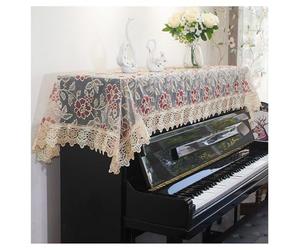 Nappe per copertura per pianoforte Protezione per pianoforte verticale antipolvere Protezione per mobili da esterno Mezza copertura in stile europeo N 70 * 180cm