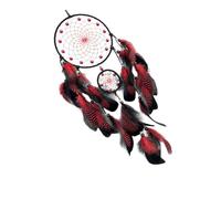 Nappe piumate acchiappasogni ornamento da appendere con perline luminose notturne per auto o decorazioni per la casa mistica decorazione della stanza