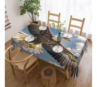 Nappe Un Aigle Nappes Rectangle Couverture De Table Décoration Nappes Pour Dîners Salle À Manger Jardin 137X183Cm