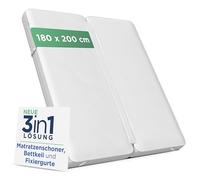 NAPPY Ponte dell'amore, 180 x 200 cm, lavabile, cuneo per materasso con raccordo per materassi, impermeabile, per coppie e genitori, imbottitura per materassi anti-scivolamento, combinazione con cuneo