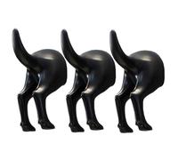 Naqqios Appendino da parete autoadesivo - 100 G a coda di cane, gancio autoadesivo da parete, organizer per cappelli asciugamani, porta chiavi, collare per gatti, supporto adesivo decorativo