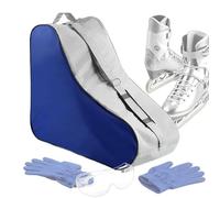 Naqqios Borsa per pattini a rotelle, zaino di grandi dimensioni regolabile | con cerniera per pattini da hockey in tessuto Oxford,per ragazze e ragazzi per scarpe