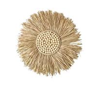 Naqqios Cestini Da Parete Bohémien - Decorazione Murale Rotonda E Vimini | Decorazione A Parete Rotonda In Vimini Intrecciati, Cesto Muro Di, Decorazione Macrame Per Camera Da Letto, Soggiorno,