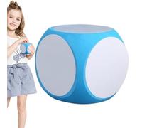 Naqqios Dadi in schiuma cancellabile a secco: schiuma a cubetti grandi per bambini | Grandi dadi vergine, blocco cancellabile secco, cubo di dadi per lavagna per Aula, gioco, bambino