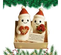 Naqqios Ghost Peluche - Emotiva Amicizia di Natale Giocattolo farcito | Bambola collettiva per le vacanze, statuetta decorativa regalo, accessorio - Scenario di utilizzo: