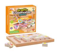 Naqqios Gioco di classificazione | Due Giocatori, Genitore-Figlio, Gioco educativo precoce con Funzione di ordinamento, Gioco di società per Bambini 4 Anni in su, Famiglia, Asilo, Viaggio e