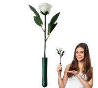 Naqqios Lampada di fiori a LED romantica - Luce rossa, display a fioritura a batteria | Pezzo di decorazione 'illuminazione artificiale, accento floreale altifido per il giorno di San Mothe