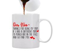 Naqqios Mother's Day Ceramic Tea Cup Creative Drink Cup Gift Mom Coffee Mug