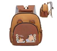 Naqqios Zaino per bambini con animali carini, piccolo zaino regolabile | Borsa per libri per bambini, per attività allo zoo, ristorante, snack, giocattoli, parco, giardino, campeggio, picnic