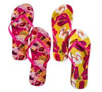 NARAMAKI® Infradito Donna 2 Paia Infradito Mare e Piscina Adulti - Ciabatte Estive (BIANCA/ROSA, Sistema Taglie Calzature EU, Adulto, Donna, Numero, Media, 41)