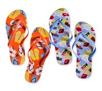 NARAMAKI® Infradito Donna a Tema Futta - Infradito Mare e Piscina Adulti - Ciabatte Estive (ARANCIONE, Sistema Taglie Calzature EU, Adulto, Donna, Numero, Media, 41)