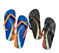 NARAMAKI Infradito Uomo - 2 Paia Infradito Mare Tema Tropicale - Ciabatte Estive (TROPICALE BLU + NERO, Sistema Taglie Calzature EU, Adulto, Uomo, Numero, Media, 41)
