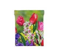 Narcisi dei fiori della primavera, Spremere il portafoglio superiore da donna Borsa portaoggetti Piccola portamonete Portamonete
