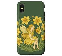 Narciso Fairy Spring Magic Blooming Garden Sprite Custodia per iPhone X/XS