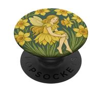 Narciso Fairy Spring Magic Blooming Garden Sprite PopSockets PopGrip Adesivo