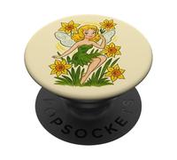 Narciso Fairy Spring Magic Blooming Garden Sprite PopSockets PopGrip Adesivo