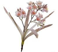 Narciso finto fiore con texture realistica in rilievo per uso nuziale, decorazione per la casa e oggetti di scena fotografici, realizzato in tessuto per mantenere la forma nel tempo (rosa)