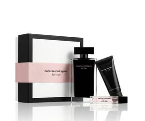 Narciso Rodriguez For Her set donna Eau de Toilette 100 ml + Eau de Toilette MINI 10 ml + Latte corp opzione Rose Pink Line Cover