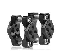 NARDEDP 2 pezzi di staffa for paraurti for stent for moto da 22-32 mm, morsetto for faro ausiliario, modifica clip