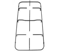 NARDI GRIGLIA PER CUCINA A GAS 2 FUOCHI SMALTATA NERA CM 45,6 X 21,3 P 3651/2