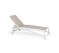 Nardi Lettino Atlantico Bianco Tortora Polipropilene Regolabile