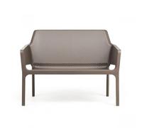 Nardi Panchina Net Bench Tortora Opaco Polipropilene 2 Posti