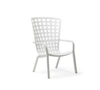 Nardi Poltrona Folio Bianco Opaco Reclinabile Fiberglass