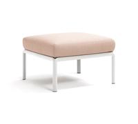 Nardi Pouf Komodo Struttura Bianco Cuscino Canvas SUNBRELLA®