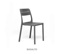 Nardi Sedia Cassia Bistrot Basalto Polipropilene Impilabile